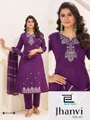 Jhanvi Vol 10 By Blue Hills Roman Silk Online Kurti With Bottom Dupatta Wholesale